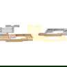 Mexen Bamboo raft pentru cadă 70-105 cm, bambus natural - 701170-00