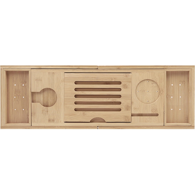 Mexen Bamboo polc a kádra 70-105 cm, természetes bambusz - 701170-00