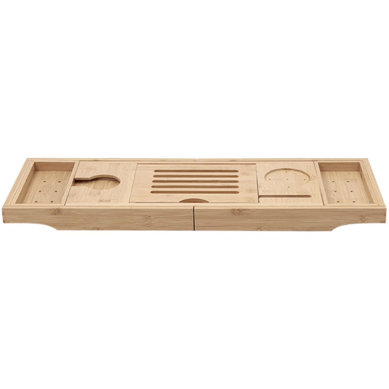 Mexen Bamboo 70-105 cm-es kádpolc, természetes bambusz - 701170-00