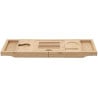 Mexen Bamboo fürdőkád polc 70-105 cm, természetes bambusz - 701170-00