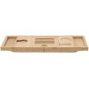Mexen Bamboo polc a kádra 70-105 cm, természetes bambusz - 701170-00