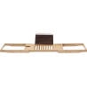 Mexen Bamboo fürdőkád polc 70-100 cm, természetes bambusz - 701270-00