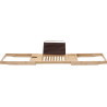 Mexen Bamboo párkány a kádra 70-100 cm, természetes bambusz - 701270-00