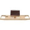 Mexen Bamboo fürdőkád polc 70-100 cm, természetes bambusz - 701270-00