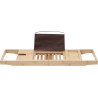 Mexen Bamboo párkány a kádra 70-100 cm, természetes bambusz - 701270-00