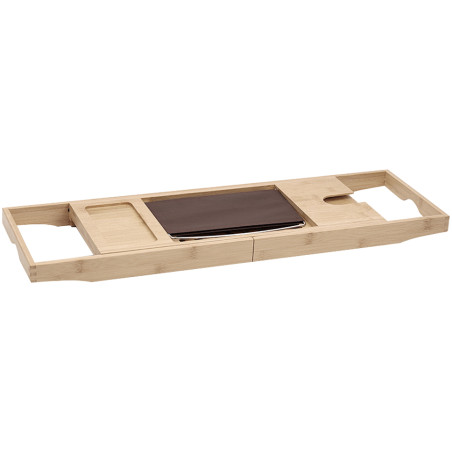 Mexen Bamboo párkány a kádra 70-100 cm, természetes bambusz - 701270-00