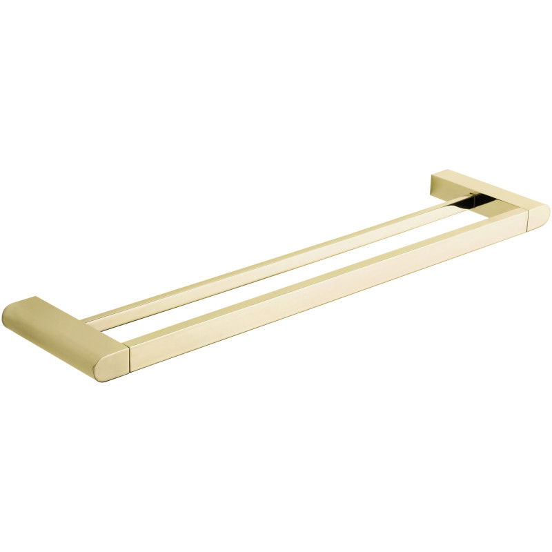 Mexen Adox cuier dublu pentru prosop, Auriu - 7018225-50