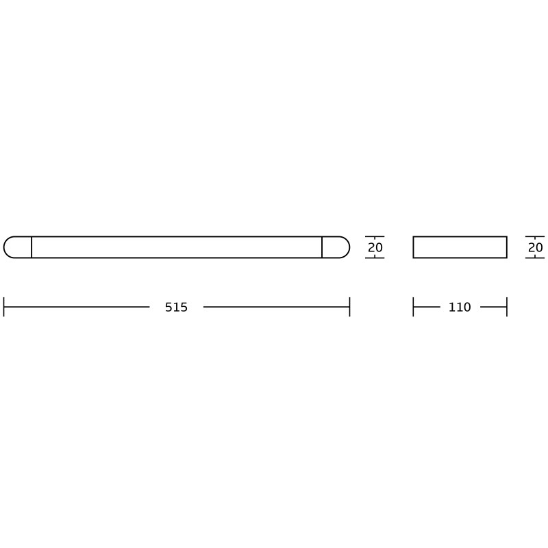 Mexen Adox fali üvegpolc, arany - 7018237-50