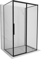 Mexen Rox-3S cabina de duș cu 3 pereți glisantă, dreapta, 145 x 110 cm, ramă neagră, negru - 8C2-145-110-70-70-3S-P