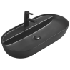 Mexen Adel lavoar de blat 80 x 40 cm, negru mat - 22168085