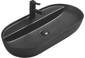 Mexen Adel lavoar de blat 80 x 40 cm, negru mat - 22168085