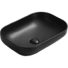 Mexen Daria 50 x 35 cm-es asztali mosdókagyló, fekete matt - 21935085