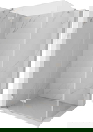 Mexen Lunar cabina de duș cu deschidere stângă 80 x 90 cm, transparentă, nichel periat - 834-080-090-97-00-L