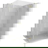 Mexen Lunar cabina de duș cu ușă batantă dreaptă 70 x 80 cm, transparentă, auriu periat - 834-070-080-55-00-P