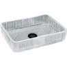 Mexen Akra 46 x 33 cm-es áttetsző üvegasztali mosdókagyló - 24024600
