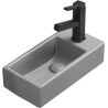 Mexen Inez chiuvetă supra blat stânga 40 x 20 cm, gri deschis mat - 21484061L