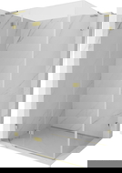 Mexen Lunar L balra nyíló zuhanykabin 75 x 80 cm, átlátszó, arany - 834L-075-080-50-00-L