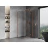 Mexen Mist H T cabină de duș cu balamale dreapta 85 x 85 cm, transparent, cupru periat - 8A5T-085-085-65-00-P