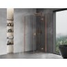 Mexen Mist H T cabină de duș cu balamale dreapta 85 x 85 cm, transparent, cupru periat - 8A5T-085-085-65-00-P