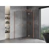 Mexen Mist H T cabină de duș cu deschidere la dreapta 70 x 95 cm, transparentă, cupru periat - 8A5T-070-095-65-00-P