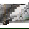 Mexen Mist H T jobbos nyíló zuhanykabin 70 x 120 cm, átlátszó, csiszolt réz - 8A5T-070-120-65-00-P