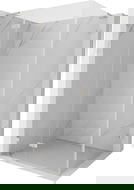 Mexen Lunar L cabină de duș batantă stânga 75 x 80 cm, transparent, nichel periat - 834L-075-080-97-00-L