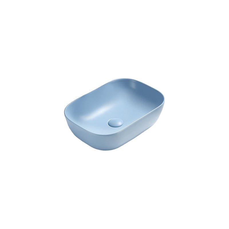 Mexen Rita umywalka de blat 45 x 32 cm, albastru mat - 21084549