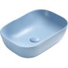 Mexen Rita umywalka de blat 45 x 32 cm, albastru mat - 21084549