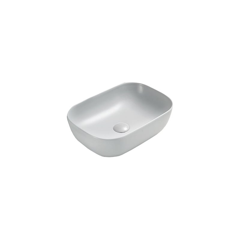 Mexen Rita chiuvetă pe blat 45 x 32 cm, Platinat cu finisaj mat - 21084563