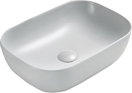 Mexen Rita chiuvetă pe blat 45 x 32 cm, Platinat cu finisaj mat - 21084563