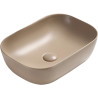 Mexen Rita chiuvetă deasupra blatului 45 x 32 cm, cappuccino mat - 21084564