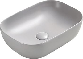 Mexen Rita chiuvetă deasupra blatului 45 x 32 cm, gri mat - 21084567