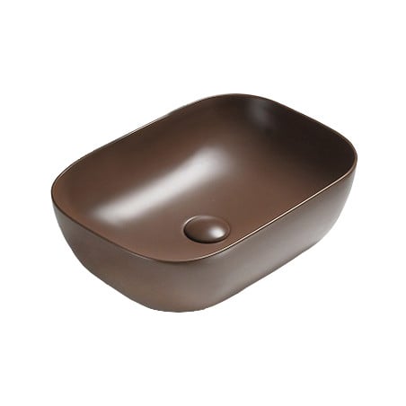 Mexen Rita 45 x 32 cm-es pultra szerelhető mosdó, matt bronz - 21084568