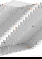 Mexen Lunar L cabina de duș cu deschidere spre dreapta 75 x 90 cm, transparent, cupru periat - 834L-075-090-65-00-P