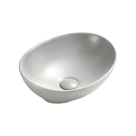 Mexen Elza chiuvetă pe blat 40 x 33 cm, platină mată - 21014063