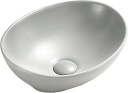 Mexen Elza chiuvetă deasupra blatului 40 x 33 cm, mat platinat - 21014063