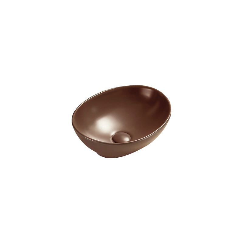Mexen Elza lavoar deasupra blatului 40 x 33 cm, bronz mat - 21014068