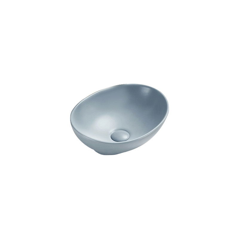 Mexen Elza chiuvetă de blat 40 x 33 cm, gri-albastru mat - 21014069