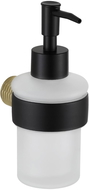 Dispenser pentru săpun Mexen Base, negru/auriu - 70882388-57