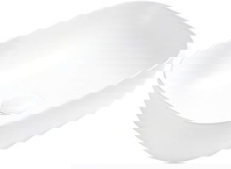 Mexen Rita chiuvetă pentru blat 45 x 32 cm, alb mat - 21084501