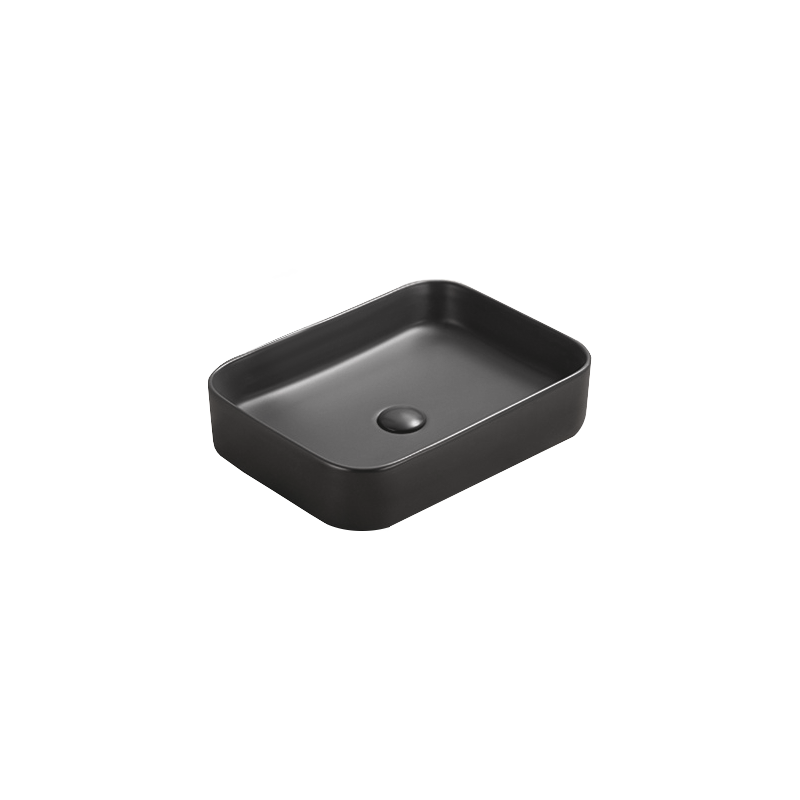 Mexen Vena lavoar deasupra blatului 50 x 37 cm, negru mat - 22195085