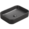 Mexen Vena lavoar deasupra blatului 50 x 37 cm, negru mat - 22195085