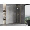 Mexen Mist H T cabină de duș balansată dreapta 85 x 75 cm, transparent, auriu - 8A5T-085-075-50-00-P