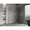 Mexen Mist H T cabină de duș batantă dreaptă 75 x 85 cm, transparentă, aurie - 8A5T-075-085-50-00-P
