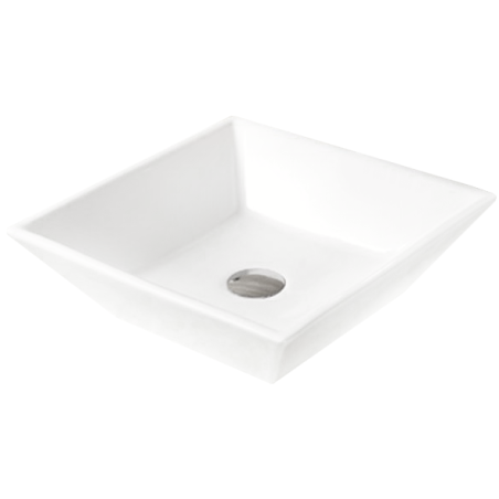 Mexen Pola chiuvetă ceramică montată pe blat 41 x 41 cm, albă - 22224100