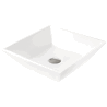 Mexen Pola chiuvetă ceramică montată pe blat 41 x 41 cm, albă - 22224100