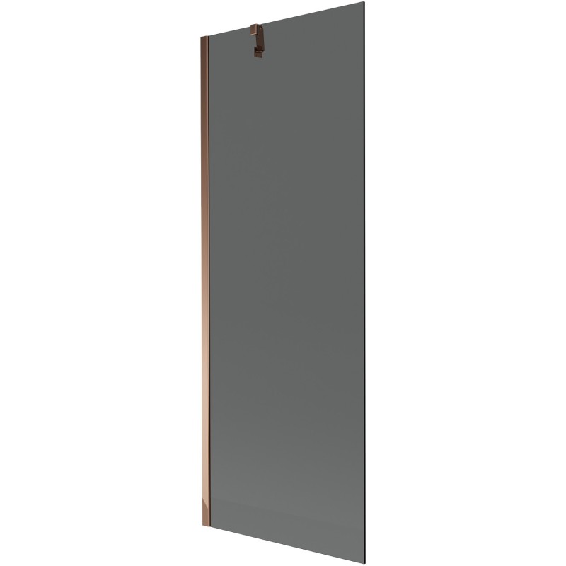 Mexen Next 1-részes fürdőkád paraván, 70 x 150 cm, grafit, rózsaarany - 895-070-000-00-40-60