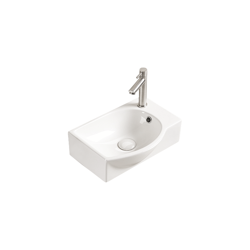 Mexen Mista chiuvetă blat stânga 40 x 28 cm, Albă - 22174000L