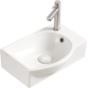 Mexen Mista chiuvetă de blat stânga 40 x 28 cm, albă - 22174000L