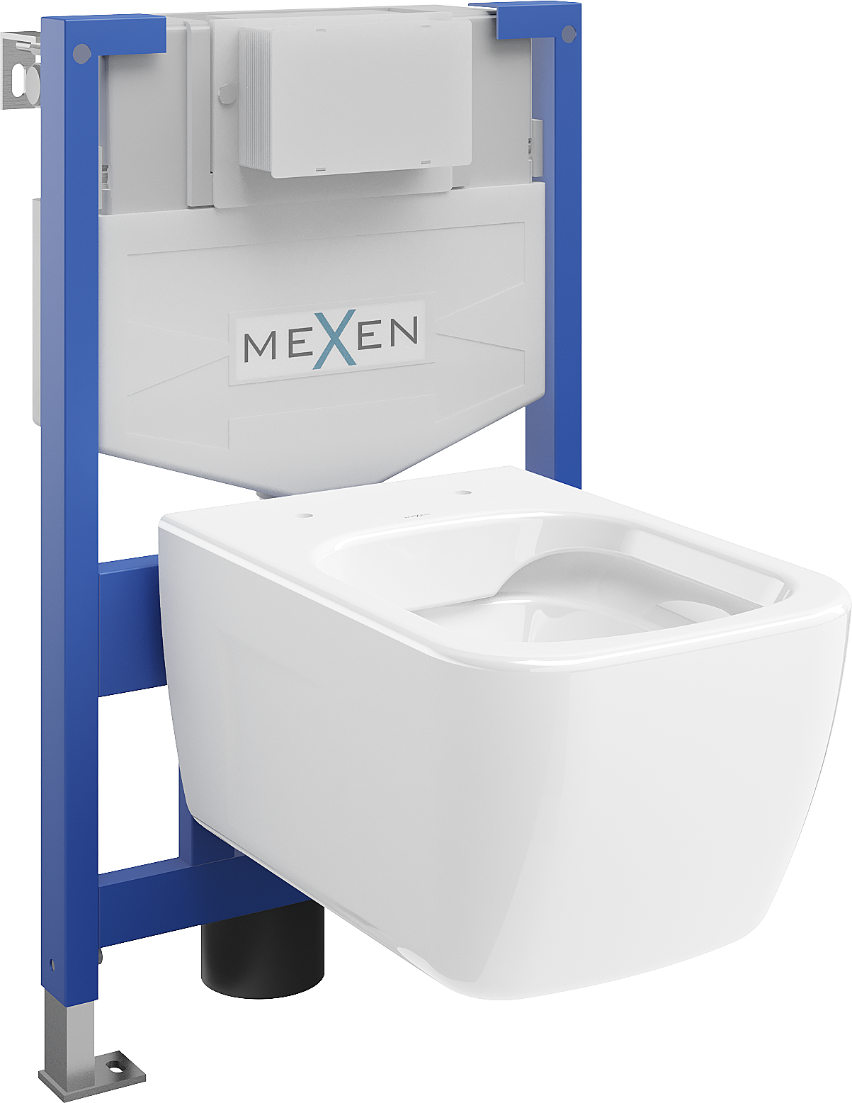 Mexen set WC încastrat cadru Felix XS-F cu vas de toaletă  Margo, Albă - 6803342XX00